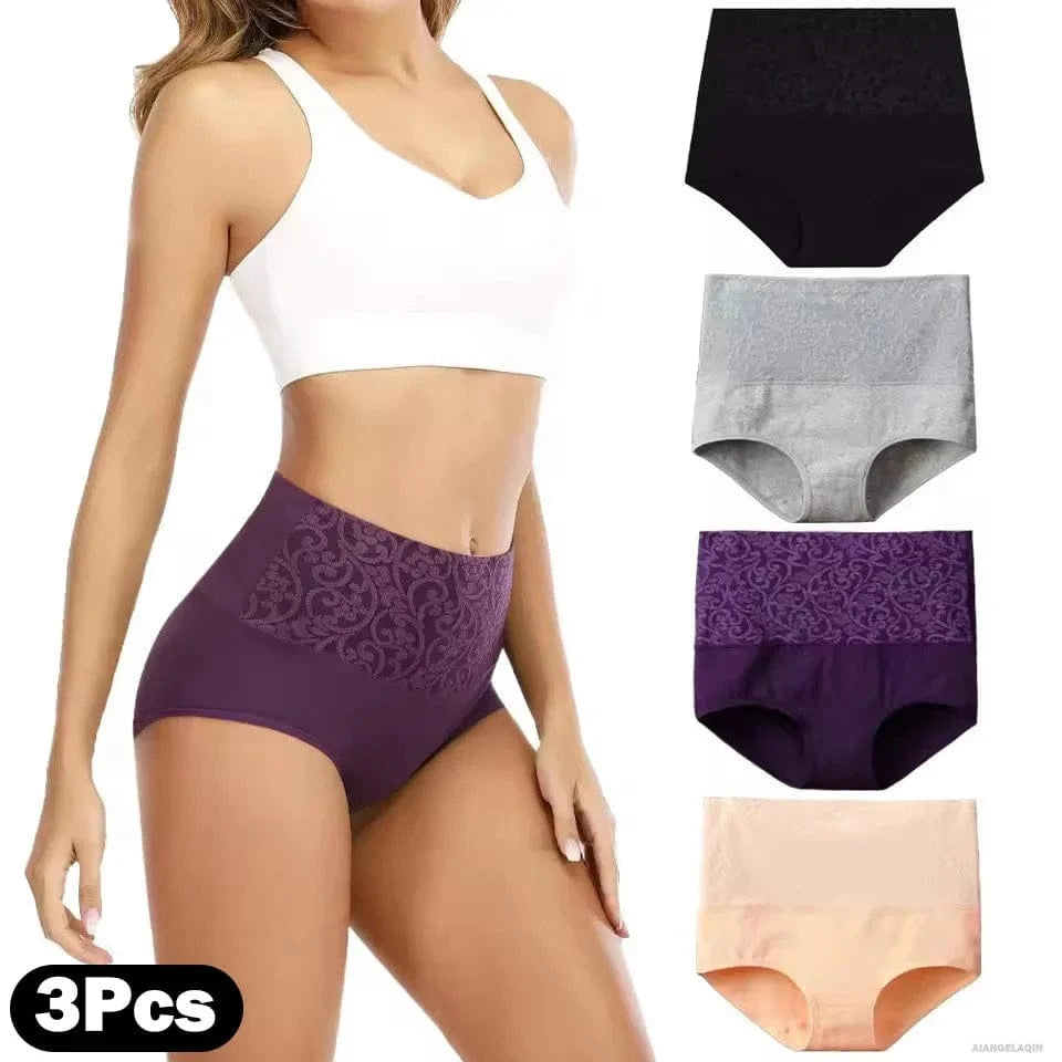 3PCS Women’s Cotton Comfort Briefs - A-1 Thread Vault