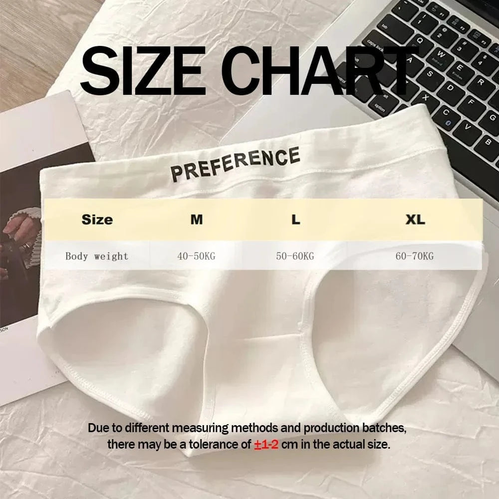 3pcs Women's Seamless Pure Cotton Panties Fashionable Breathable Underwear Female Large Size Sexy Soft Daily Breifs - A-1 Thread Vault
