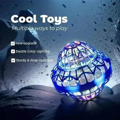3rd Gen UFO Rotating Flying Toy with Vibrant LED Illumination - A-1 Thread Vault