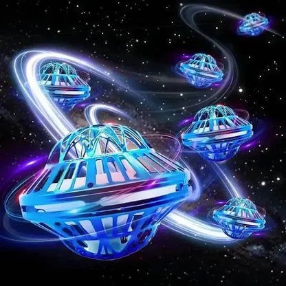 3rd Gen UFO Rotating Flying Toy with Vibrant LED Illumination - A-1 Thread Vault