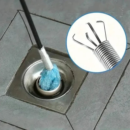 4-Claw Pipe Clog Remover, Spring Plumbing Tool for Kitchen Bathroom, Hair and Debris Catcher - A-1 Thread Vault