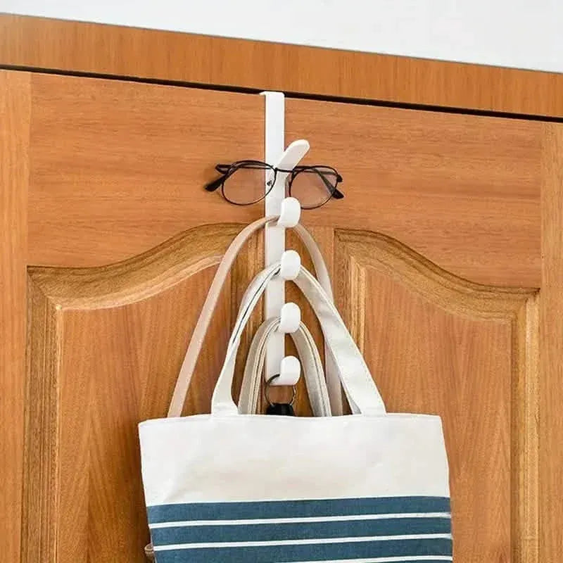4-Hook Over-the-Door Adjustable Clothing & Bag Organizer - A-1 Thread Vault