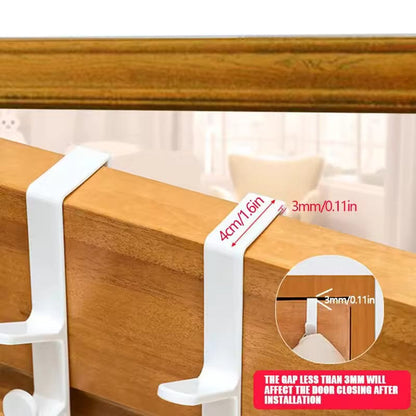 4-Hook Over-the-Door Adjustable Clothing & Bag Organizer - A-1 Thread Vault