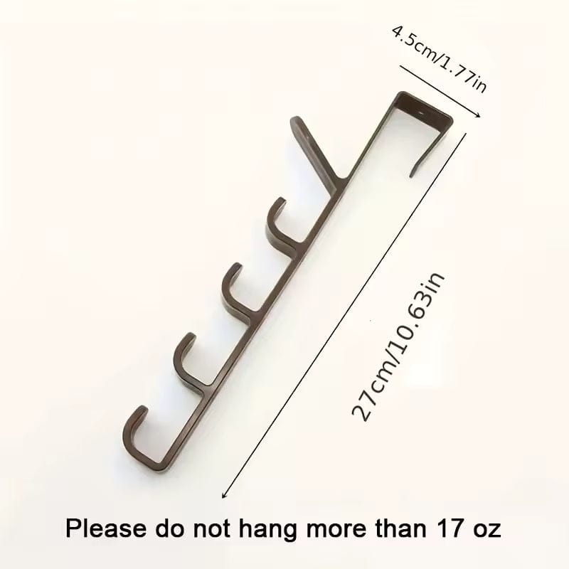 4-Hook Over-the-Door Adjustable Clothing & Bag Organizer - A-1 Thread Vault