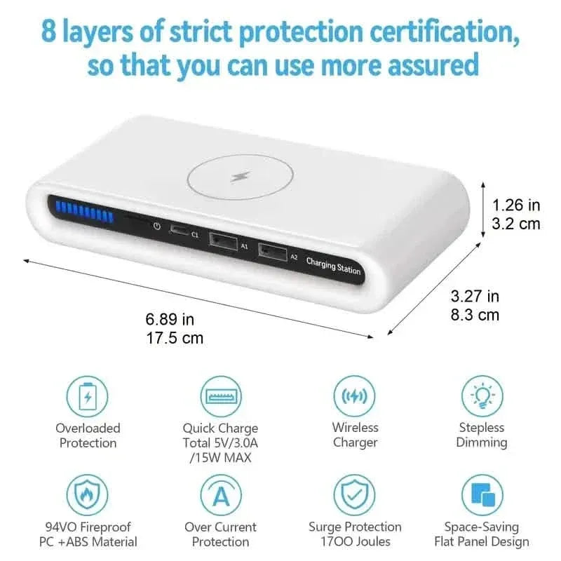 4-in-1 Charger 15W Portable Wireless Charger - A-1 Thread Vault