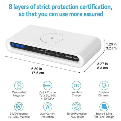 4-in-1 Charger 15W Portable Wireless Charger - A-1 Thread Vault