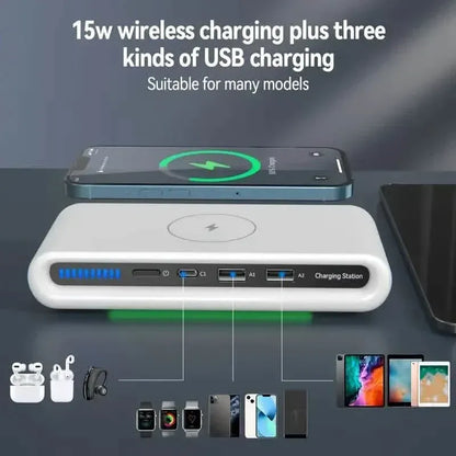 4-in-1 Charger 15W Portable Wireless Charger - A-1 Thread Vault
