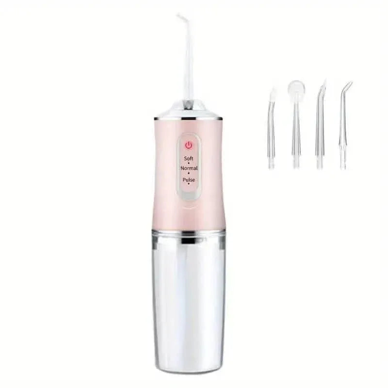 4-in-1 Cordless Water Flossers Oral Irrigator With DIY Mode 4 Jet Tips - A-1 Thread Vault