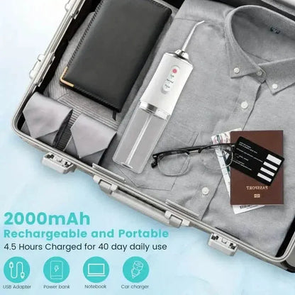 4-in-1 Cordless Water Flossers Oral Irrigator With DIY Mode 4 Jet Tips - A-1 Thread Vault