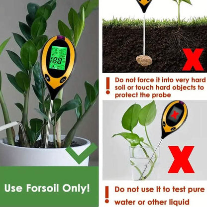 4-in-1 Digital Soil Moisture Meter - A-1 Thread Vault