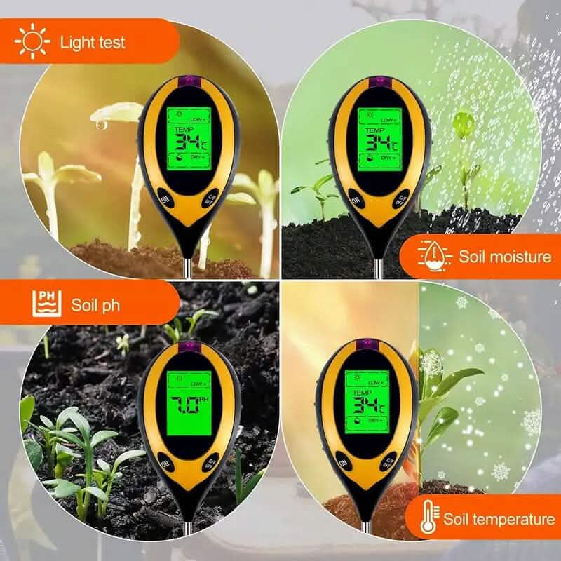 4-in-1 Digital Soil Moisture Meter - A-1 Thread Vault