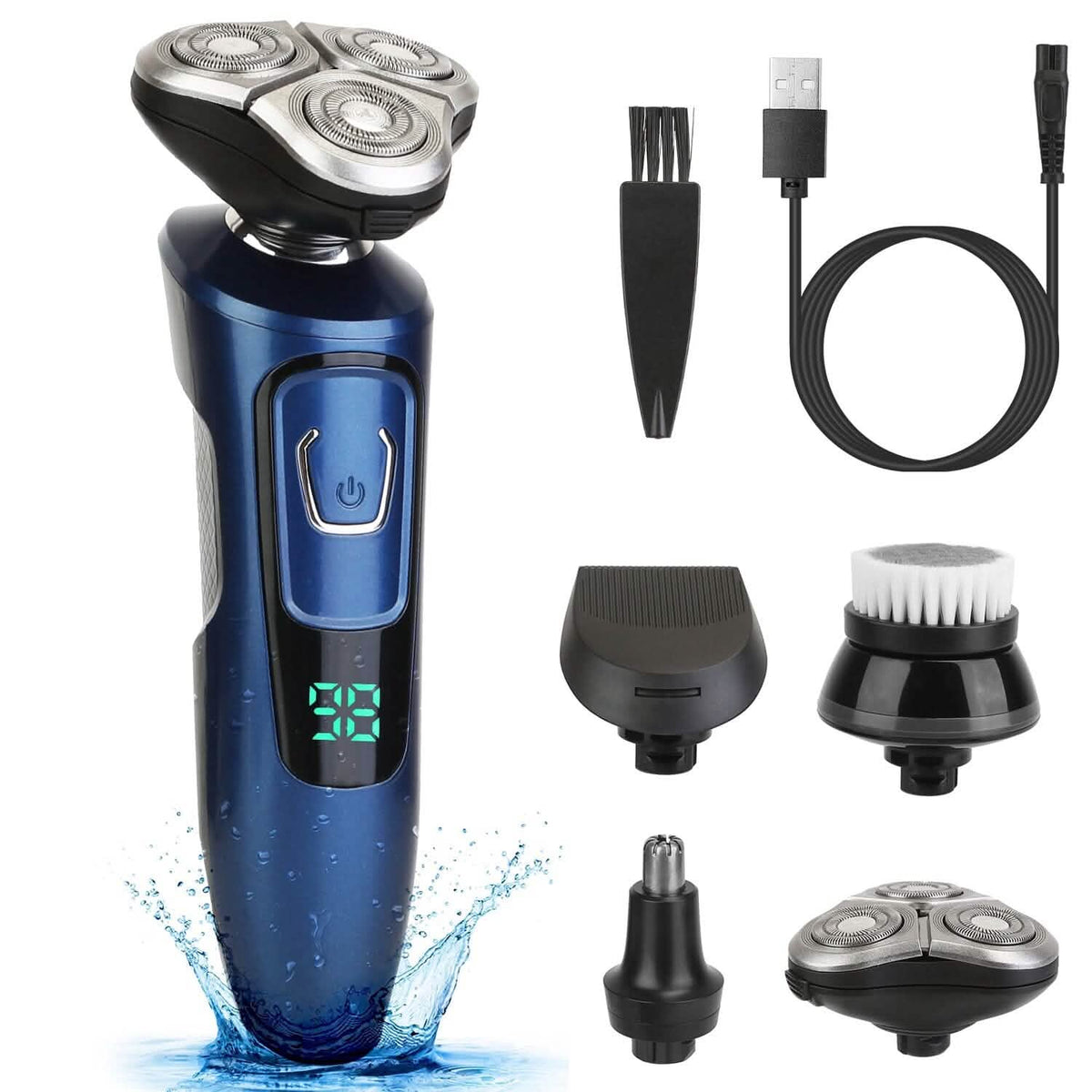 4-In-1 Electric Razor Shaver Rechargeable Cordless - A-1 Thread Vault