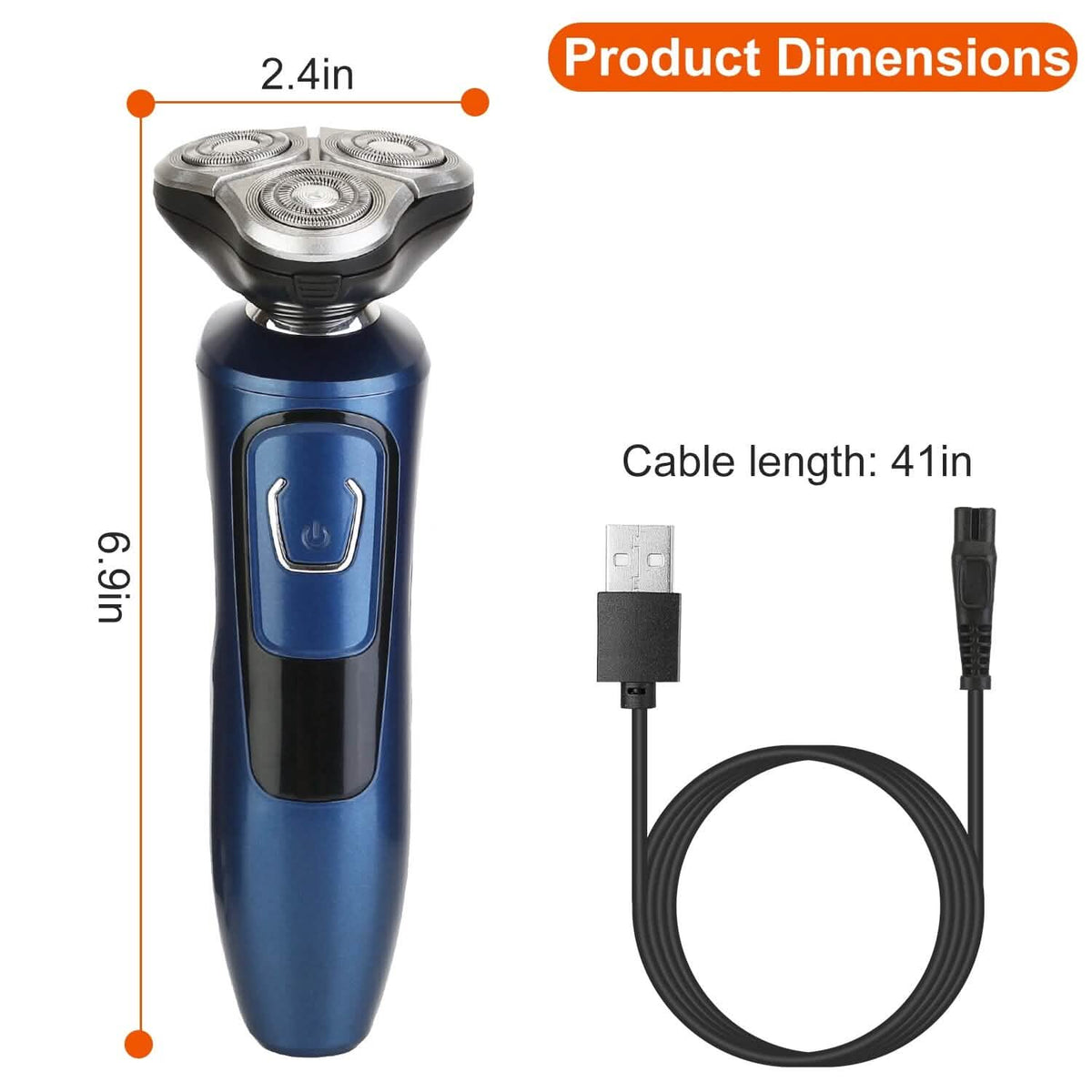 4-In-1 Electric Razor Shaver Rechargeable Cordless - A-1 Thread Vault