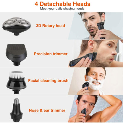 4-In-1 Electric Razor Shaver Rechargeable Cordless - A-1 Thread Vault