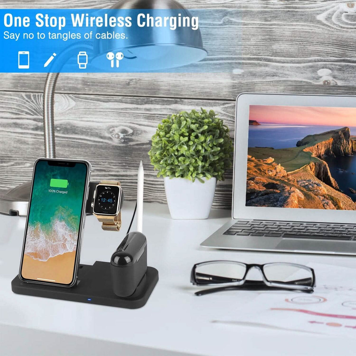 4-in-1 Foldable Wireless Charger - A-1 Thread Vault