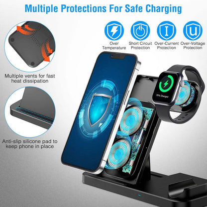 4-in-1 Foldable Wireless Charger - A-1 Thread Vault