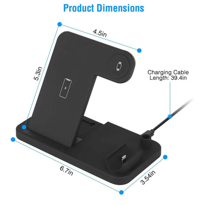 4-in-1 Foldable Wireless Charger - A-1 Thread Vault