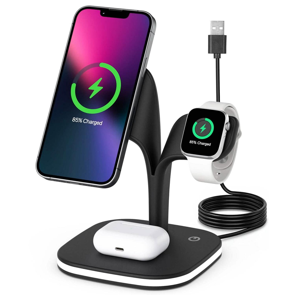 4-in-1 Magnetic Wireless Charging Station Dock - A-1 Thread Vault