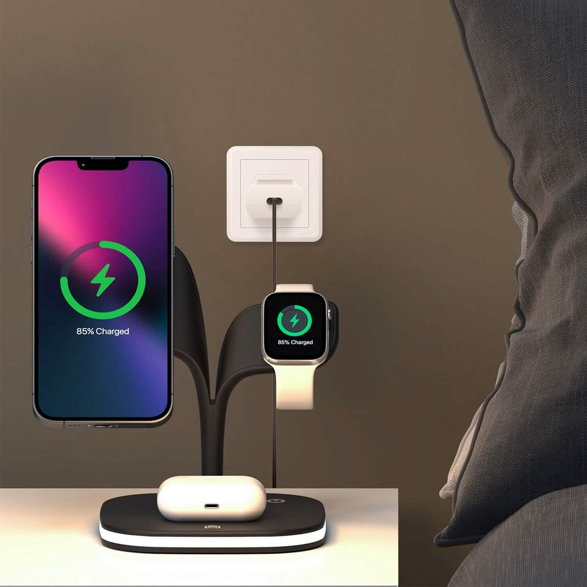 4-in-1 Magnetic Wireless Charging Station Dock - A-1 Thread Vault
