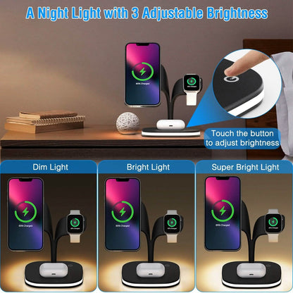 4-in-1 Magnetic Wireless Charging Station Dock - A-1 Thread Vault