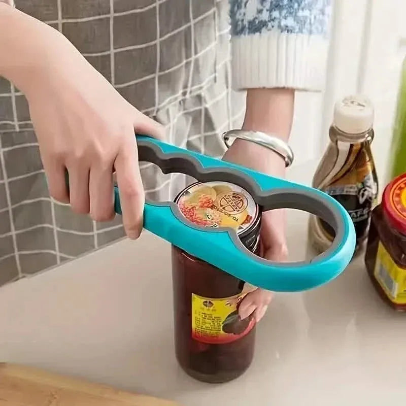 4-in-1 Multi-Purpose Can Opener with Non-Slip Grip - A-1 Thread Vault