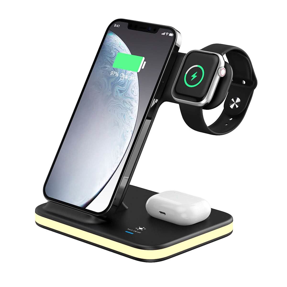 4-in-1 Wireless Charging Stand with Night Light - A-1 Thread Vault