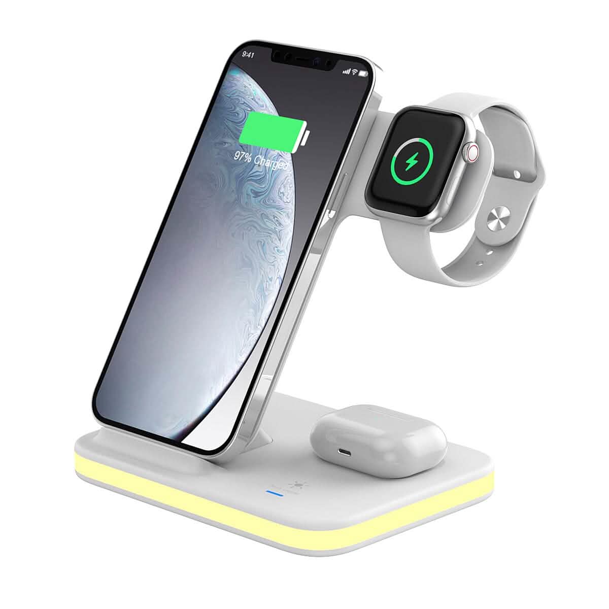 4-in-1 Wireless Charging Stand with Night Light - A-1 Thread Vault