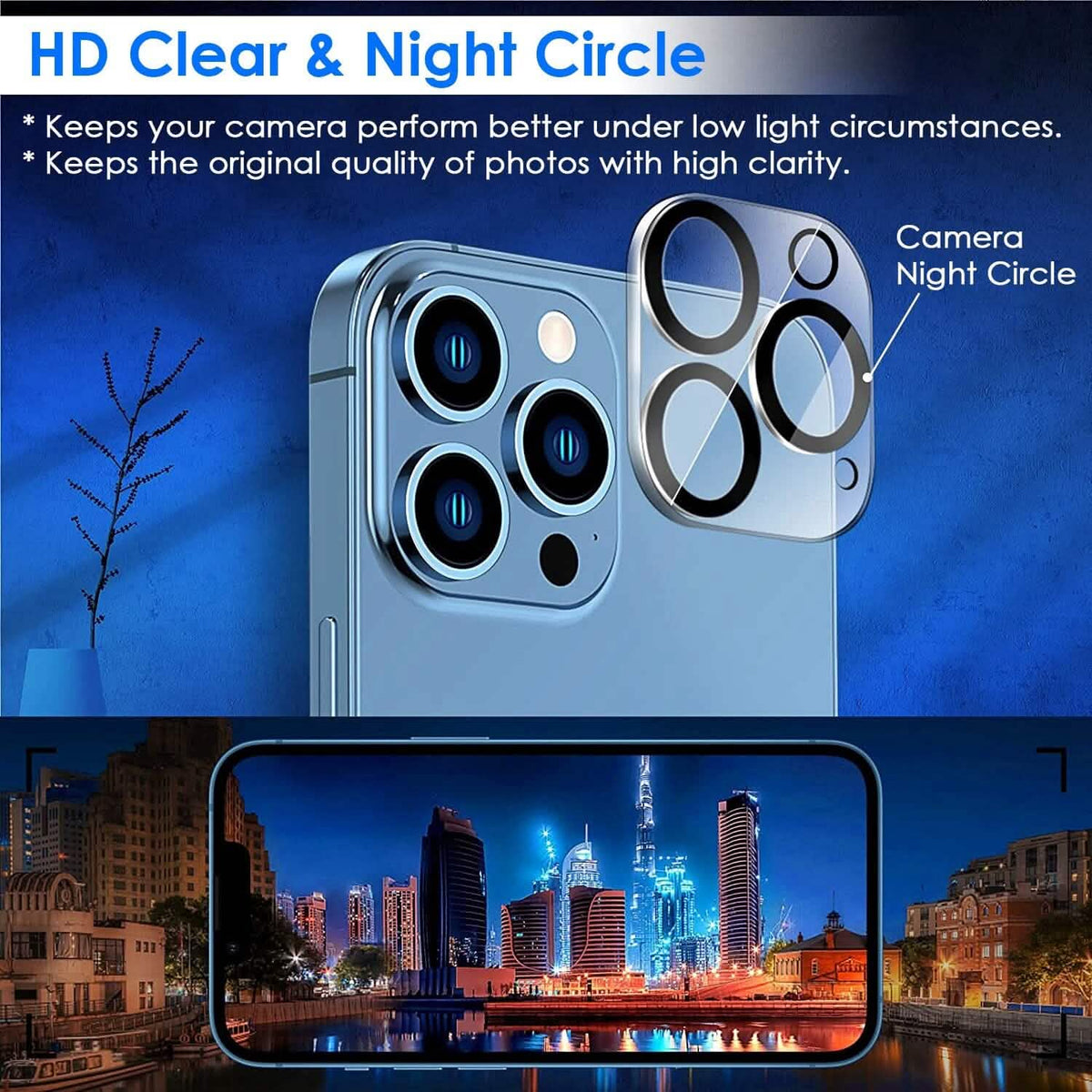 4-Pack: Clear Screen and Camera Lens Protector Set - A-1 Thread Vault