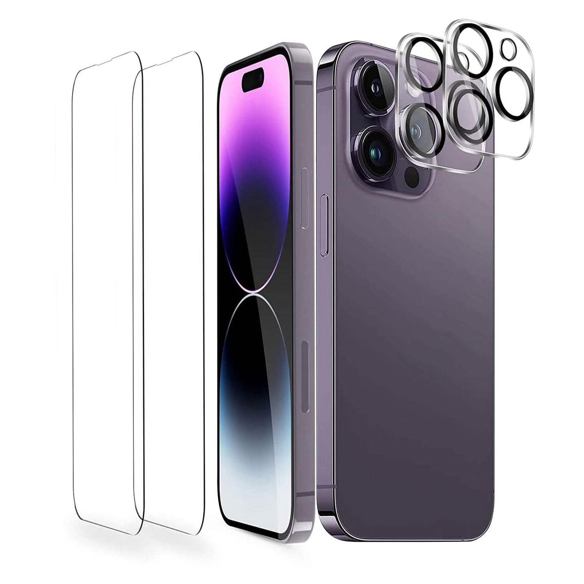 4-Pack: Clear Screen and Camera Lens Protector Set - A-1 Thread Vault