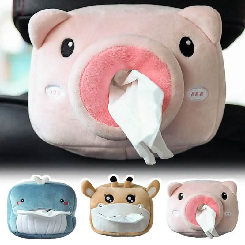 4-Pack: Cute Cartoon Car Tissue Box - A-1 Thread Vault