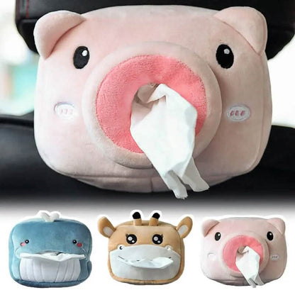 4-Pack: Cute Cartoon Car Tissue Box - A-1 Thread Vault