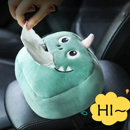 4-Pack: Cute Cartoon Car Tissue Box - A-1 Thread Vault