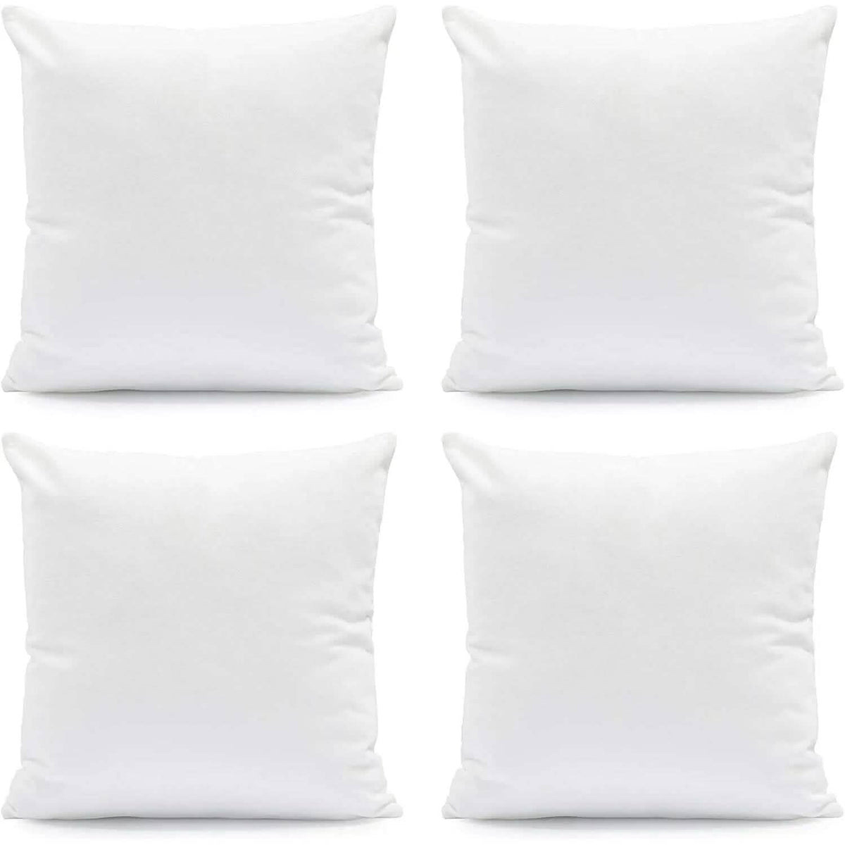 4-Pack: Decorative Throw Pillows Bed Sofa Couch Pillow Set Bounce Back Cushions - A-1 Thread Vault