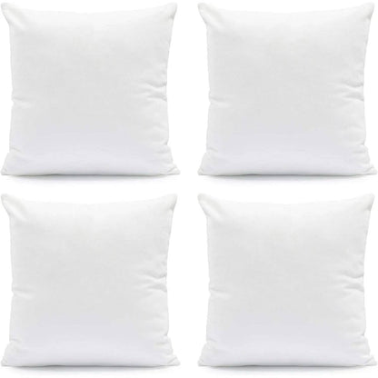 4-Pack: Decorative Throw Pillows Bed Sofa Couch Pillow Set Bounce Back Cushions - A-1 Thread Vault