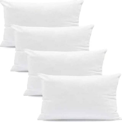 4-Pack: Decorative Throw Pillows Bed Sofa Couch Pillow Set Bounce Back Cushions - A-1 Thread Vault