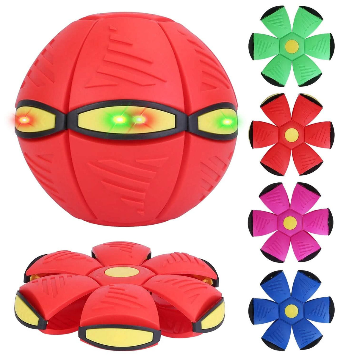 4-Pack: Flying Saucer Ball with LED Lights - A-1 Thread Vault