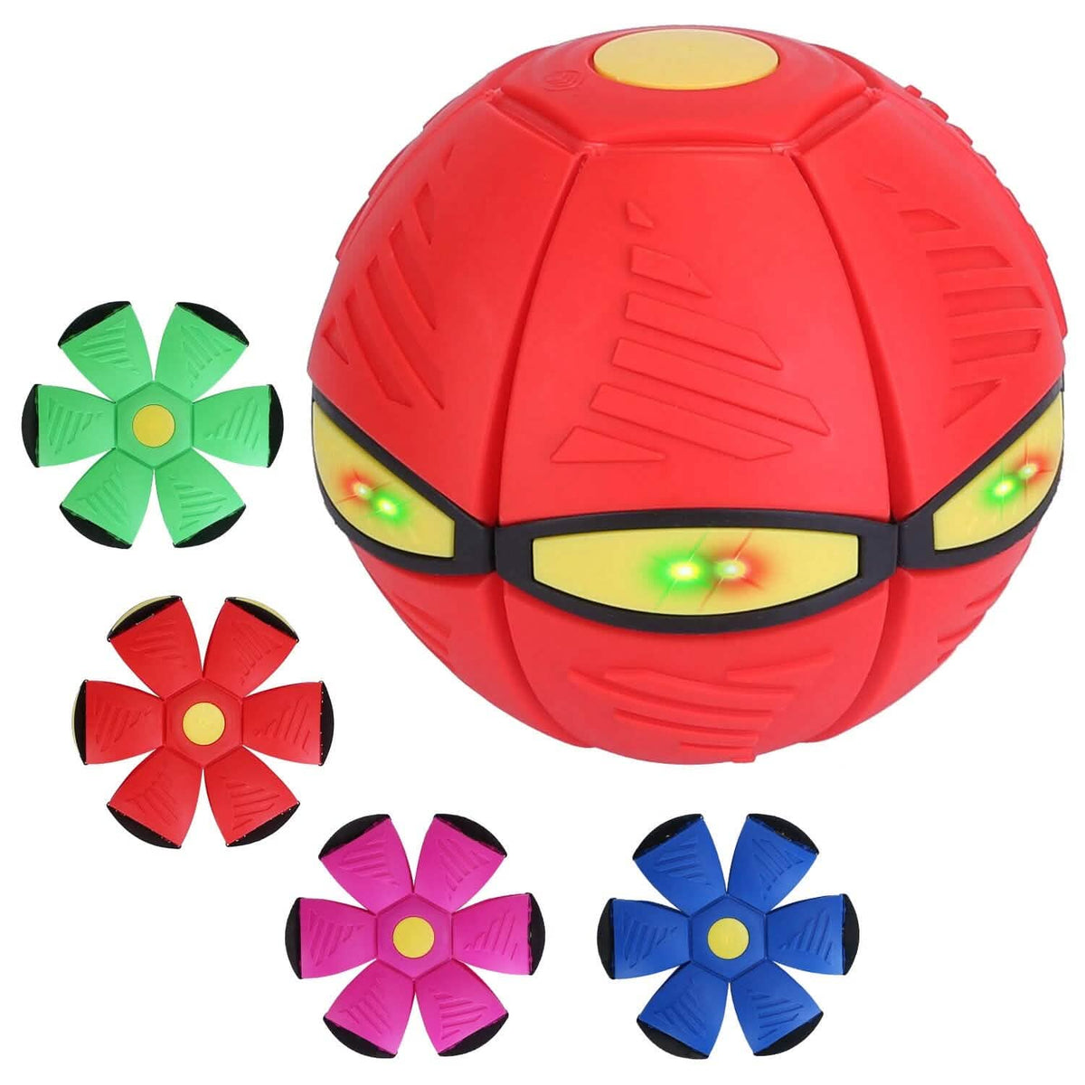 4-Pack: Flying Saucer Ball with LED Lights - A-1 Thread Vault