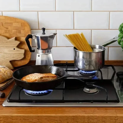 4-Pack: Gas Stove Burner Covers - Reusable Non-Stick PVC Stovetop Protector Liners - A-1 Thread Vault