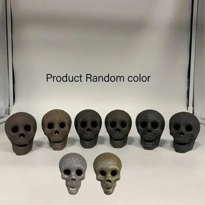 4-Pack: Halloween Fire Pit Skull Ceramic Props - A-1 Thread Vault