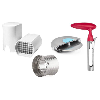 4-Pack: Kitchen Cutter, Slicer, Dicer, Peeler And Corer Gadgets - A-1 Thread Vault