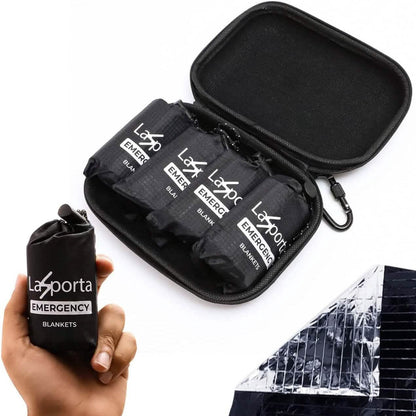 4-Pack: LaSporta Emergency Space Blankets - A-1 Thread Vault
