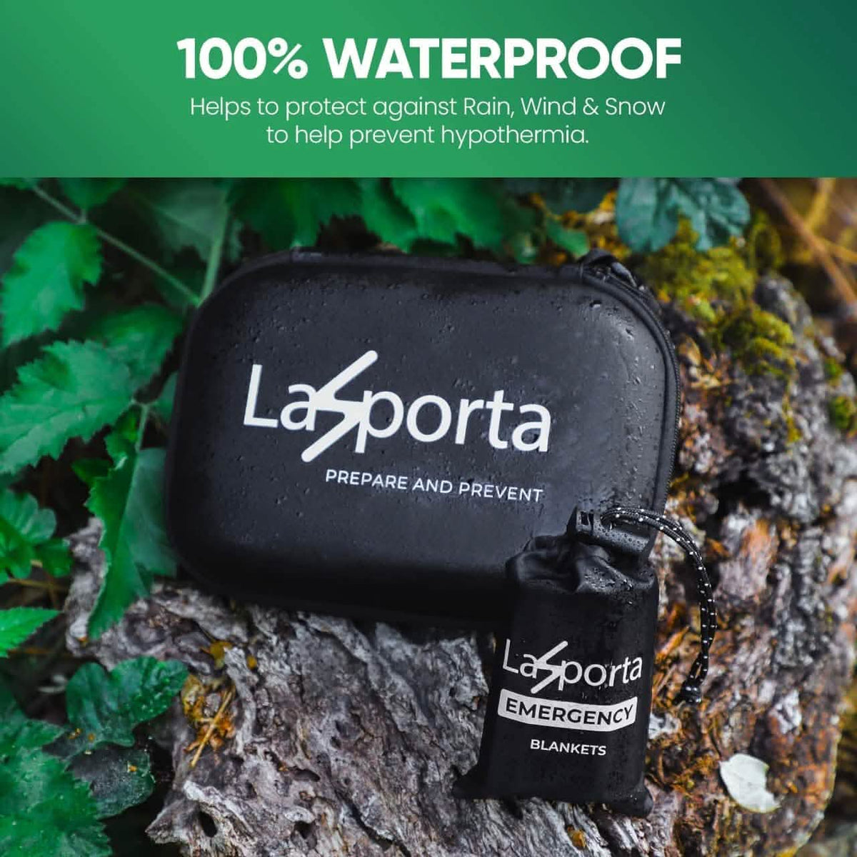 4-Pack: LaSporta Emergency Space Blankets - A-1 Thread Vault