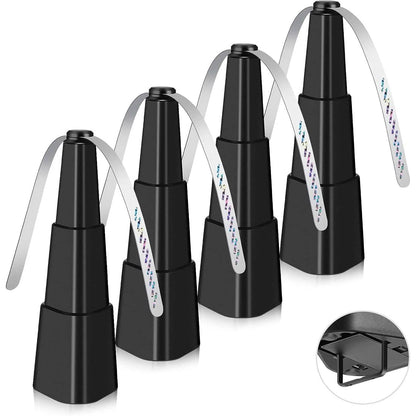4-Pack: Portable Table Top Fly Fan Fly Spinner with Holographic Blades - A-1 Thread Vault