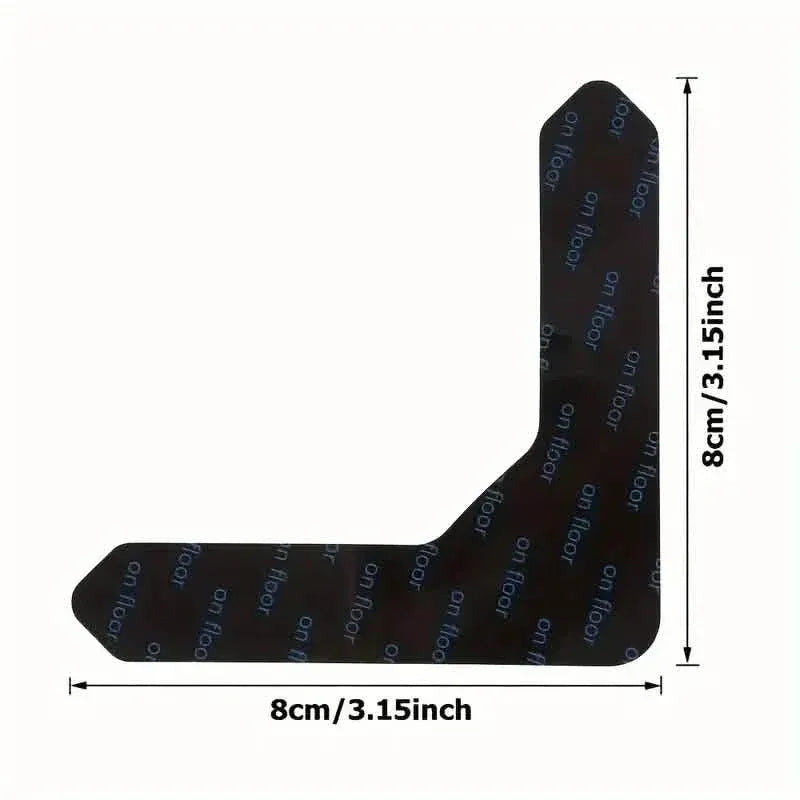4-Pack: Reusable Non-Slip Carpet Rug Stickers - A-1 Thread Vault
