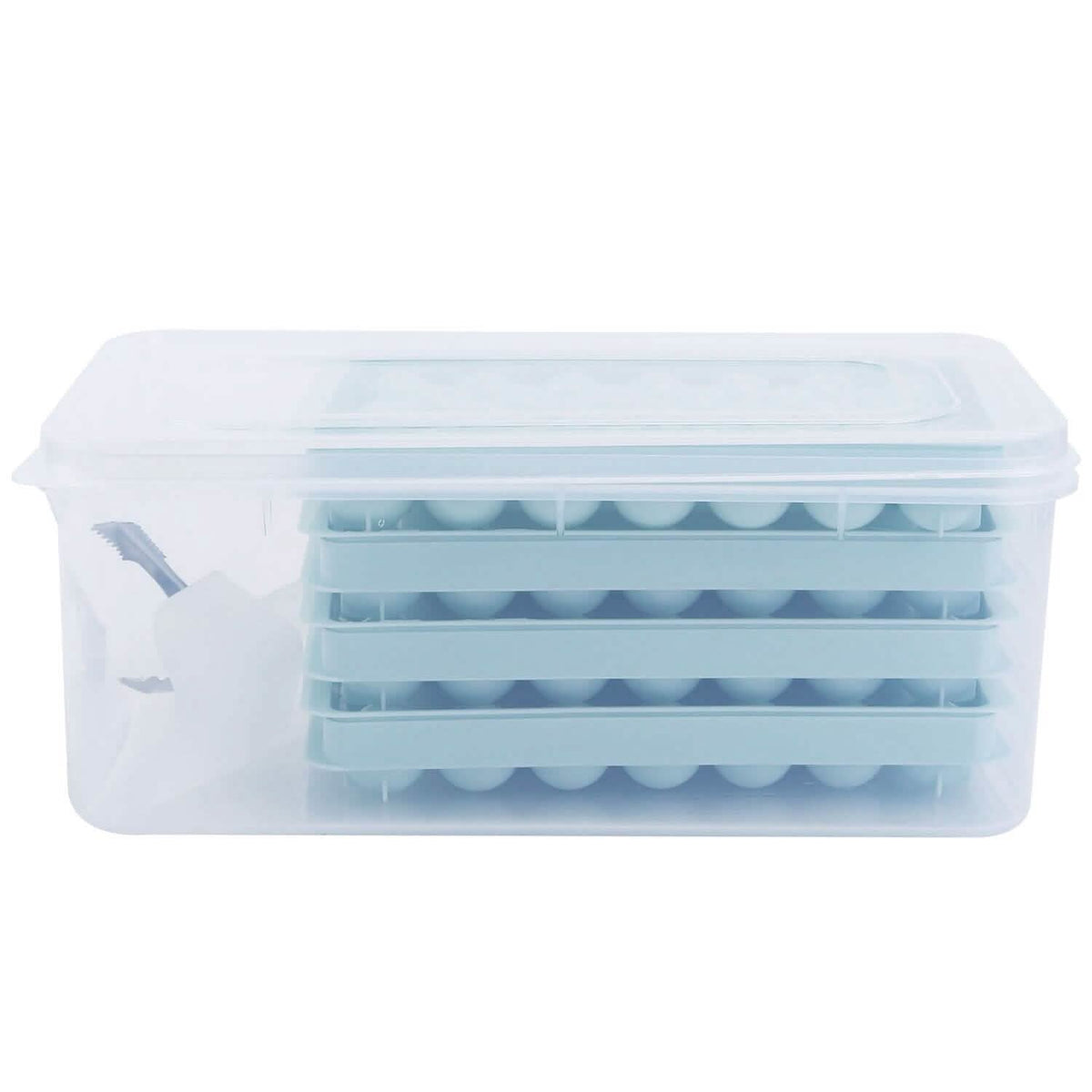 4-Pack: Small Ice Cube Maker Mold with Lid Bin - A-1 Thread Vault