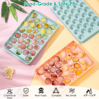 4-Pack: Small Ice Cube Maker Mold with Lid Bin - A-1 Thread Vault