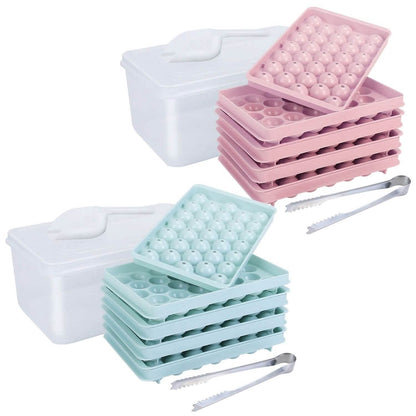 4-Pack: Small Ice Cube Maker Mold with Lid Bin - A-1 Thread Vault