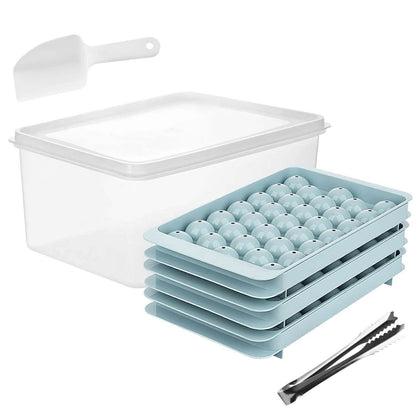 4-Pack: Small Ice Cube Maker Mold with Lid Bin - A-1 Thread Vault