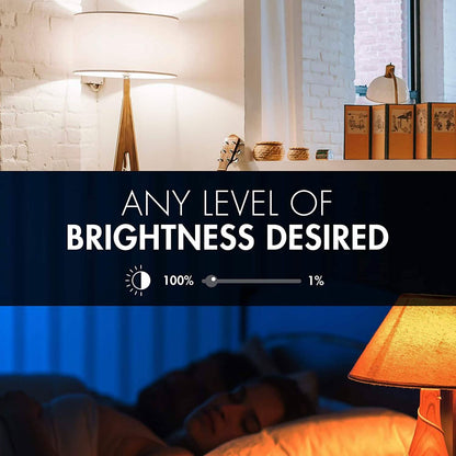 4-Pack: Smart WiFi LED Light Bulb with White and Color Changing Light Bulb - A-1 Thread Vault