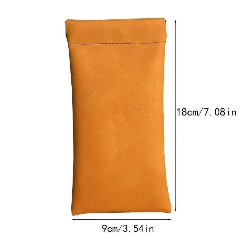 4-Pack: Soft PU Leather Reading Glasses Bag - A-1 Thread Vault